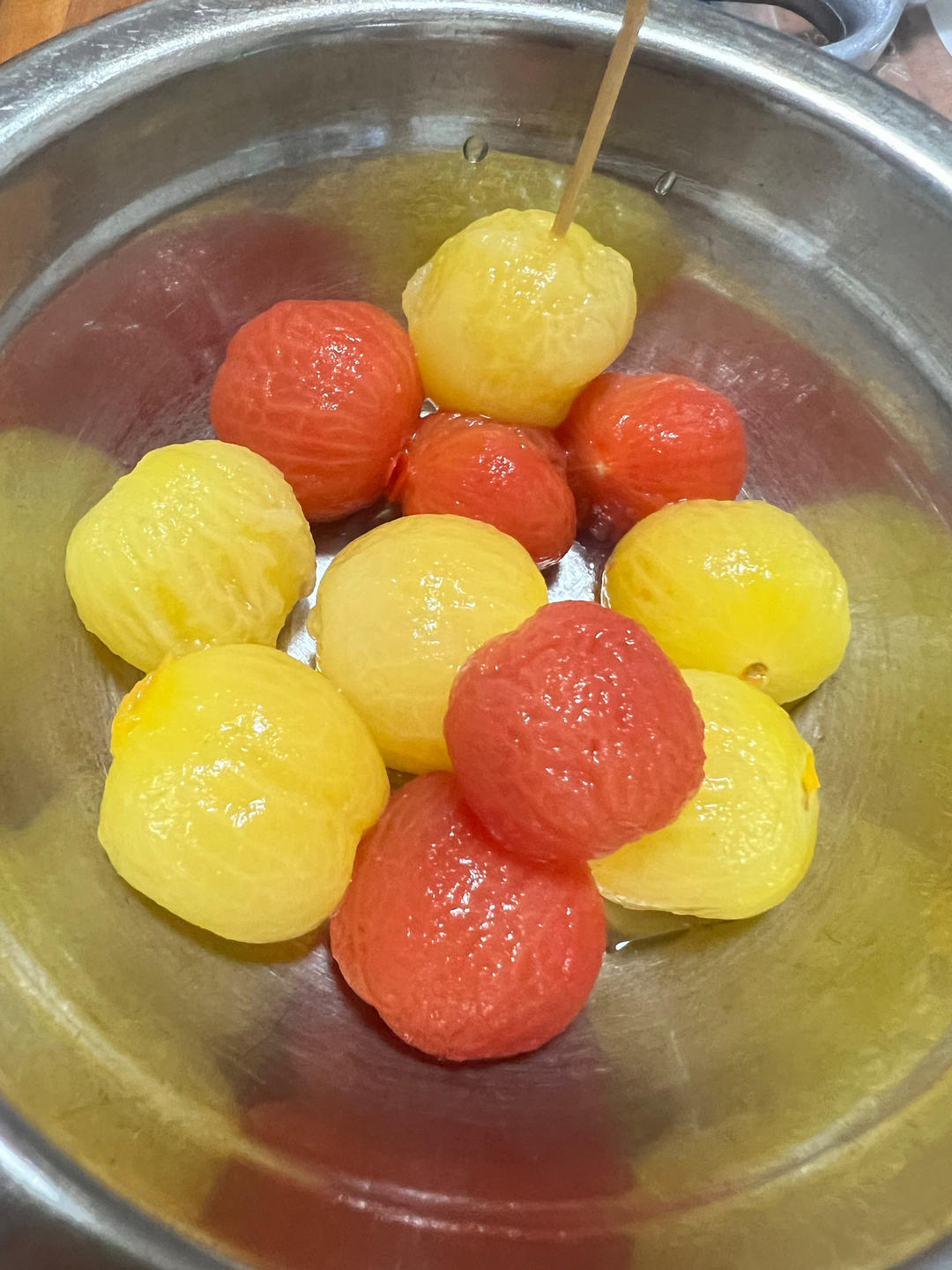 话梅泡彩色小番茄
