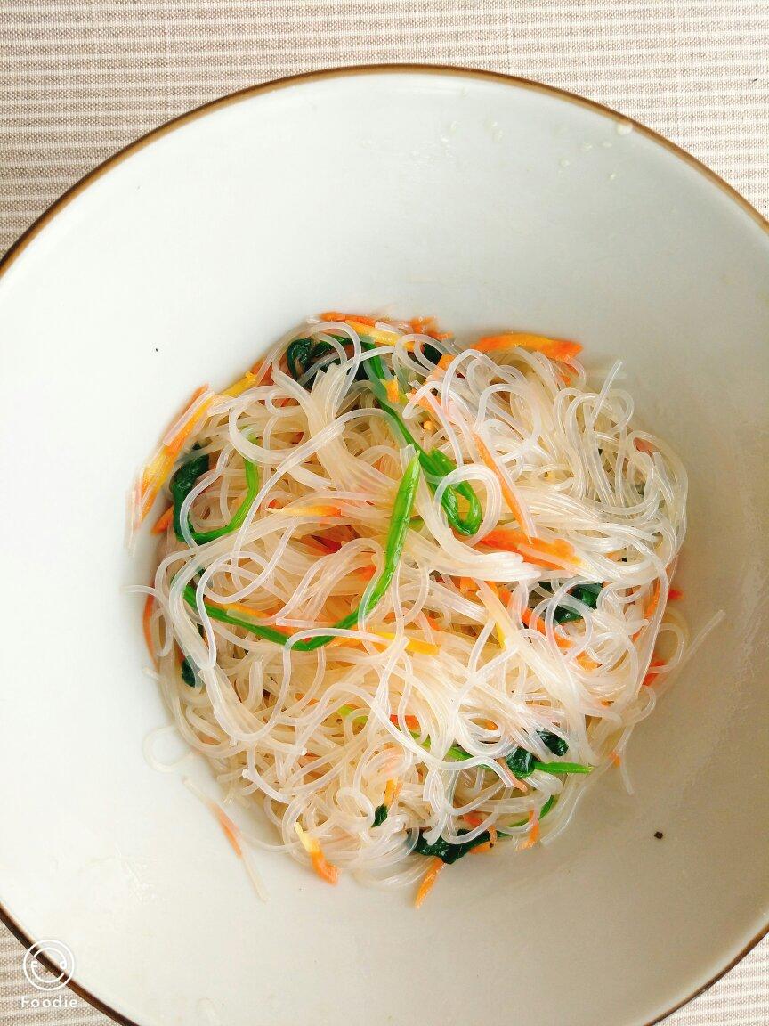 凉拌菠菜粉丝