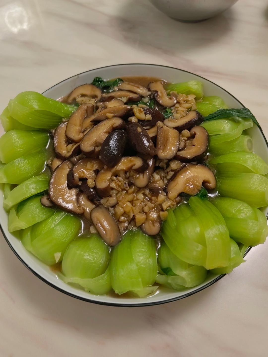 蚝油香菇小油菜