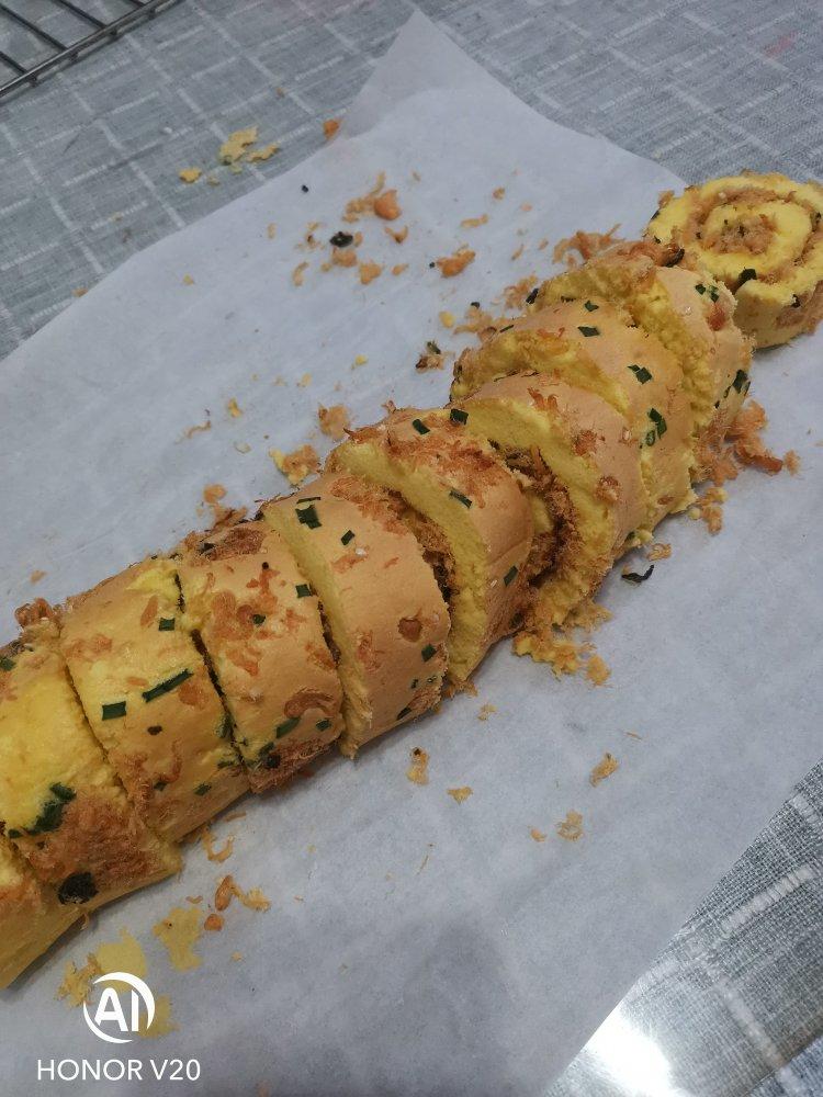 香葱肉松蛋糕卷