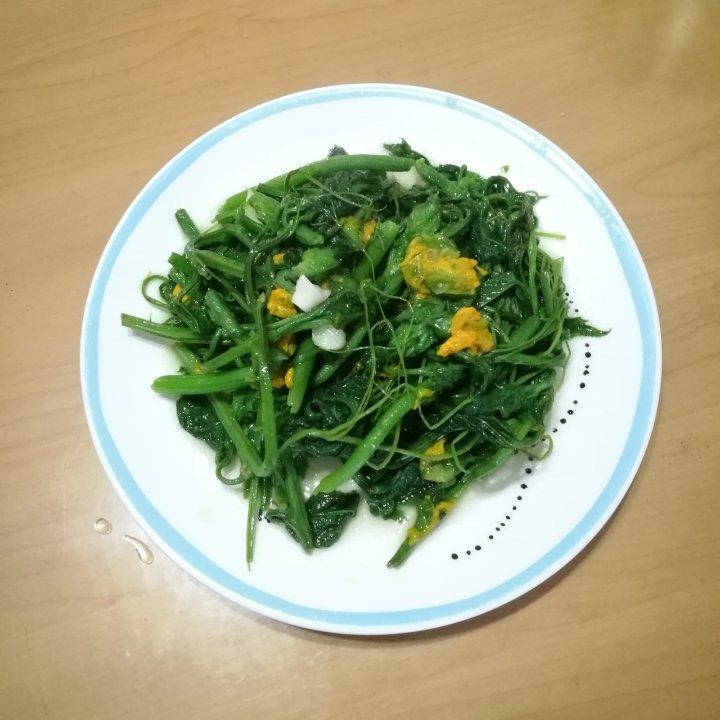 凉拌丝瓜藤