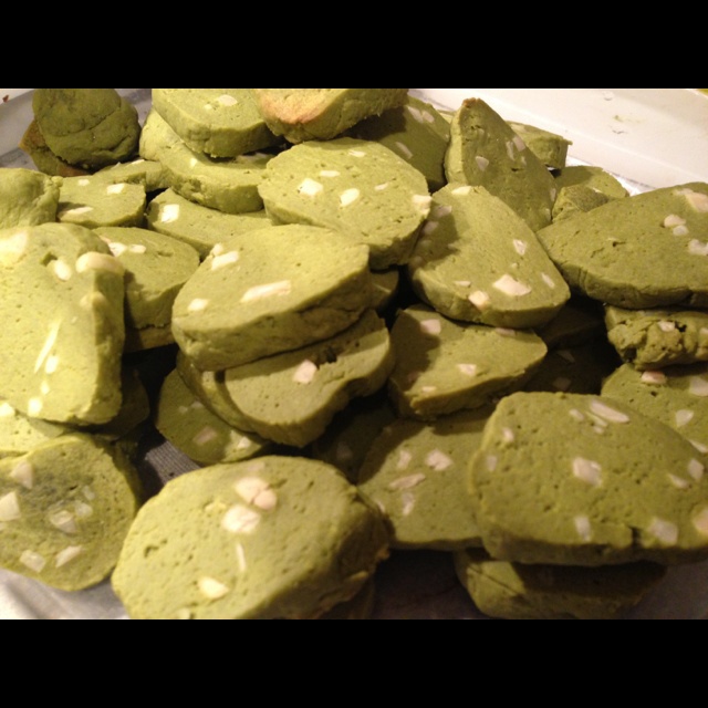 抹茶杏仁饼干