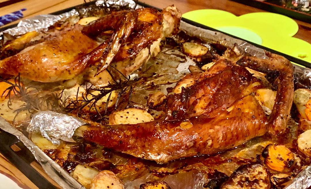 脆皮烤鸡
