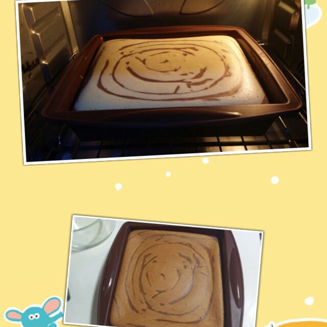 斑马纹戚风蛋糕