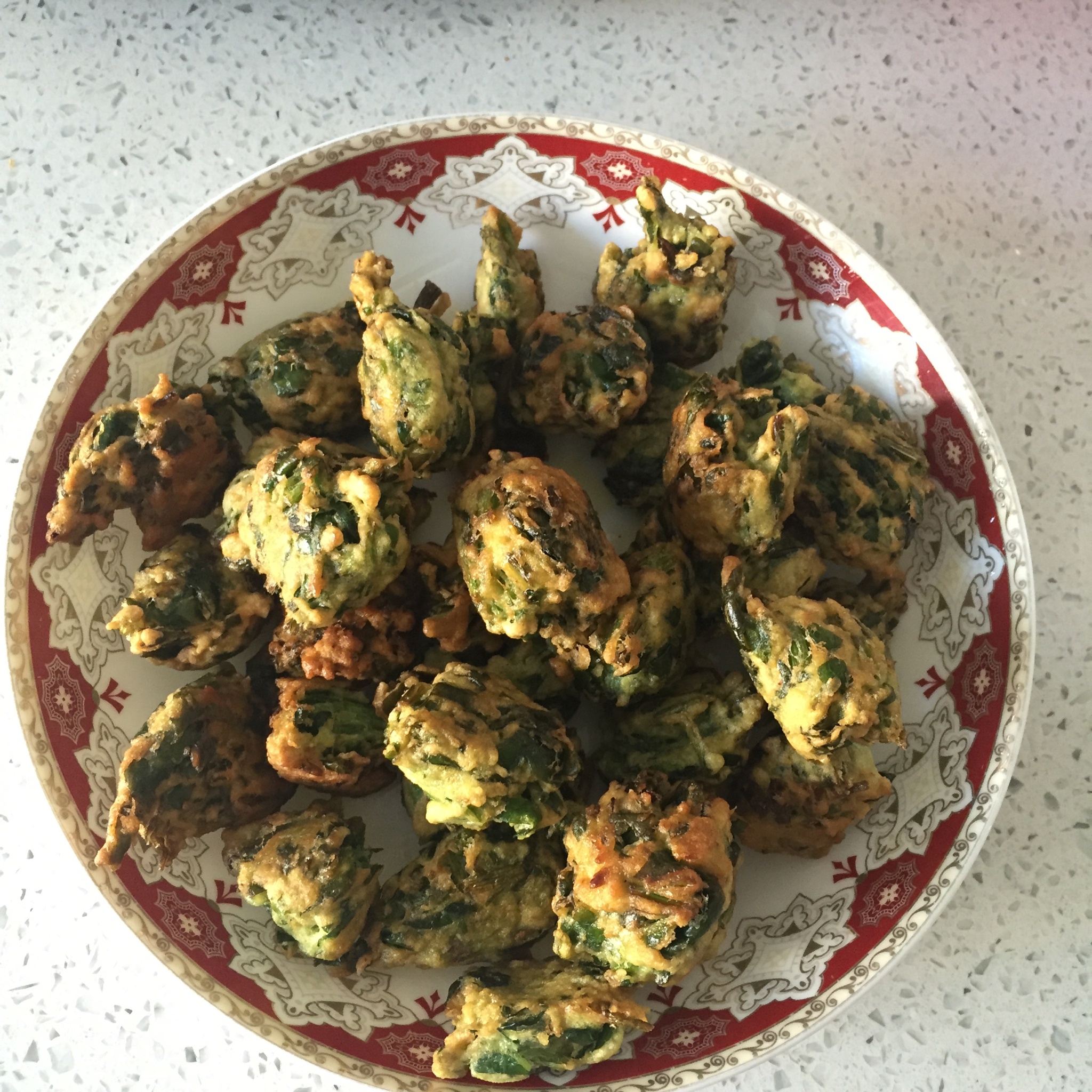 炸菠菜丸子（热菜）