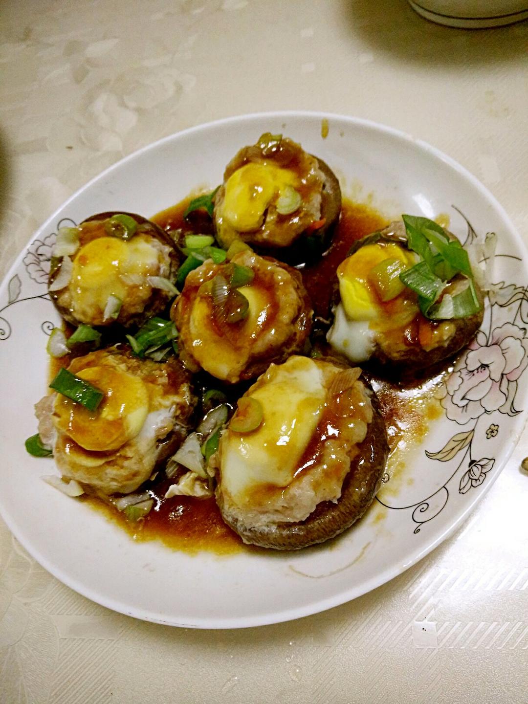 香菇肉末蒸鹌鹑蛋