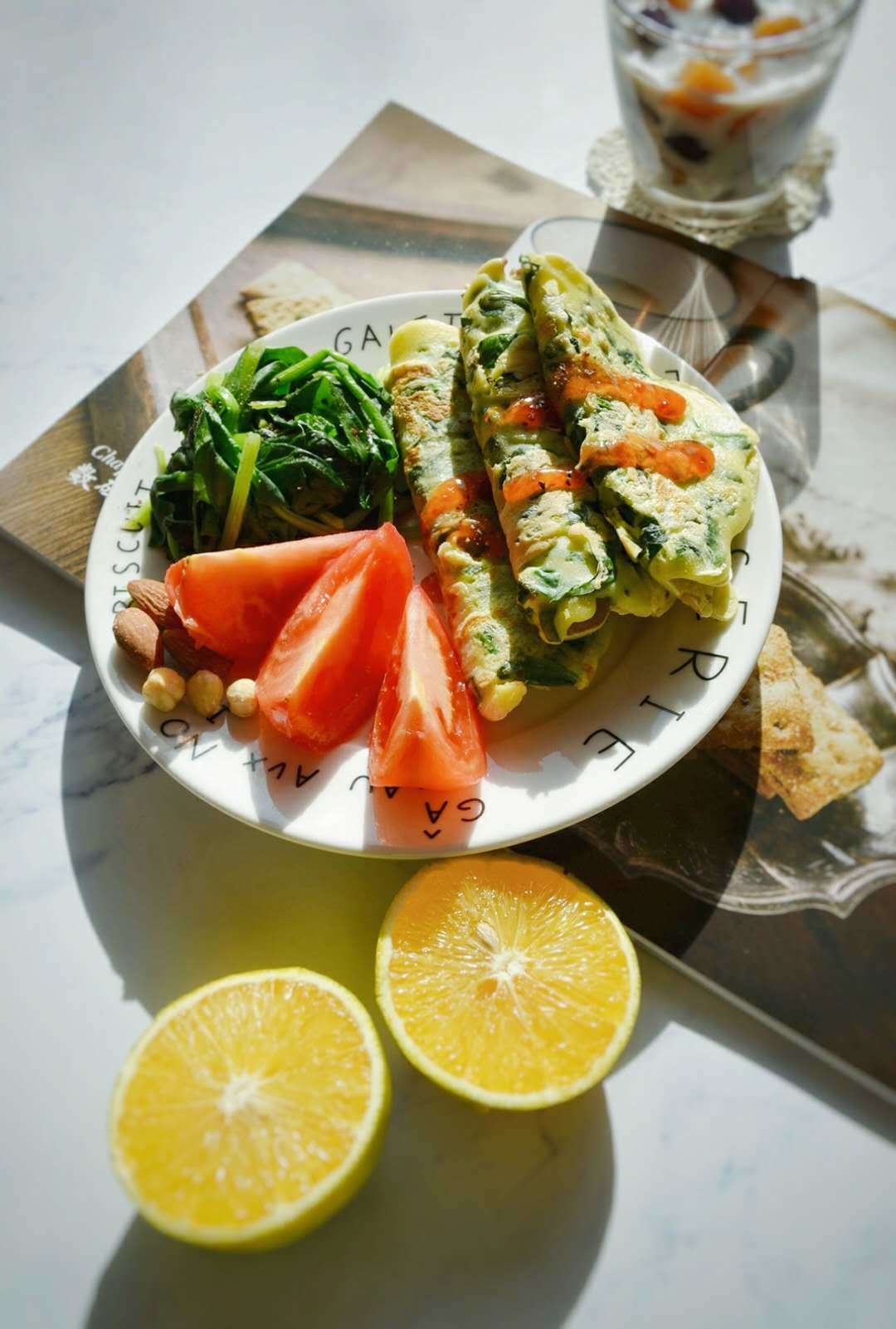 爱心菠菜饼的做法