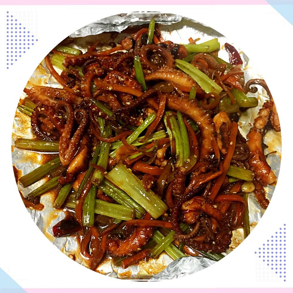 干锅酱香鱿鱼