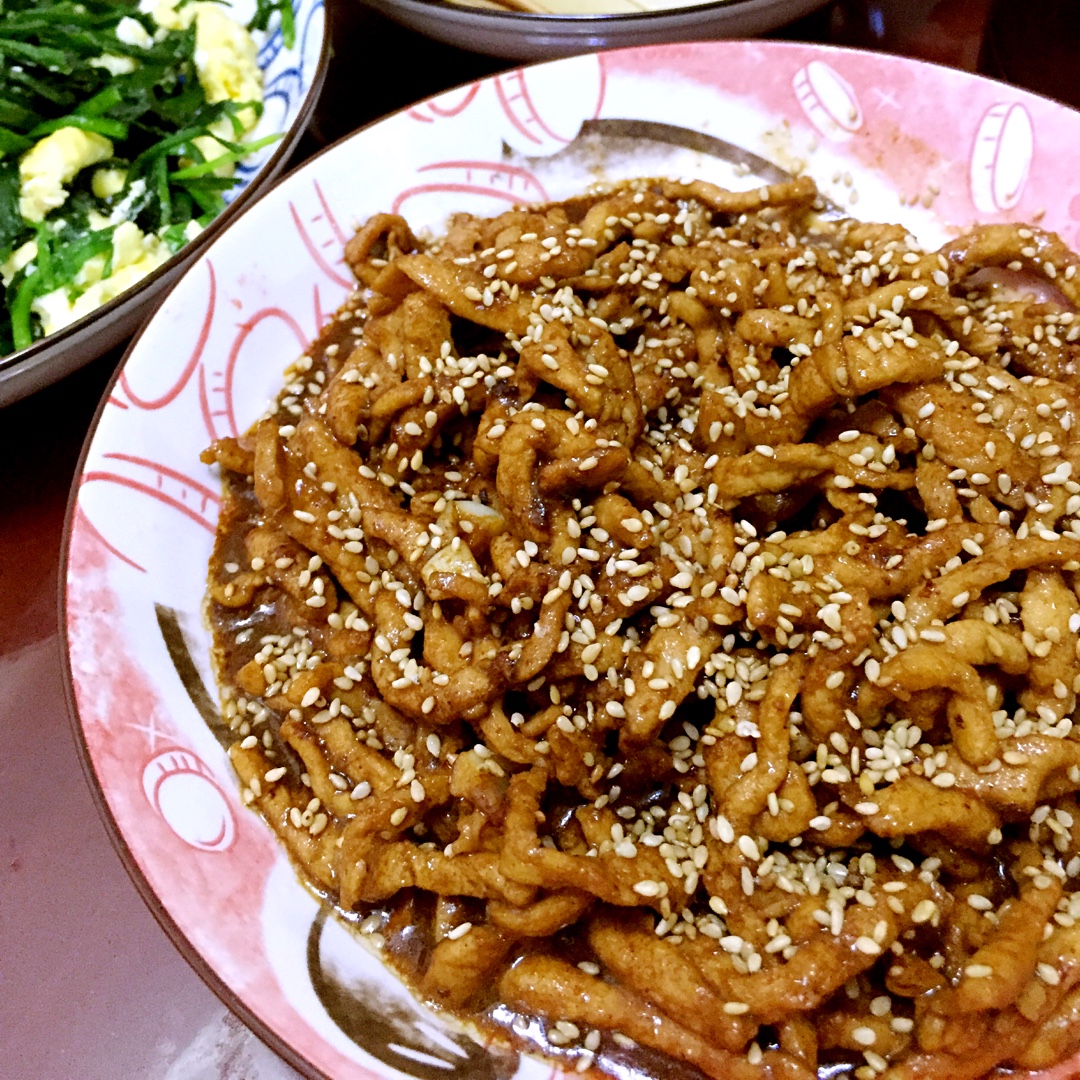 京酱肉丝