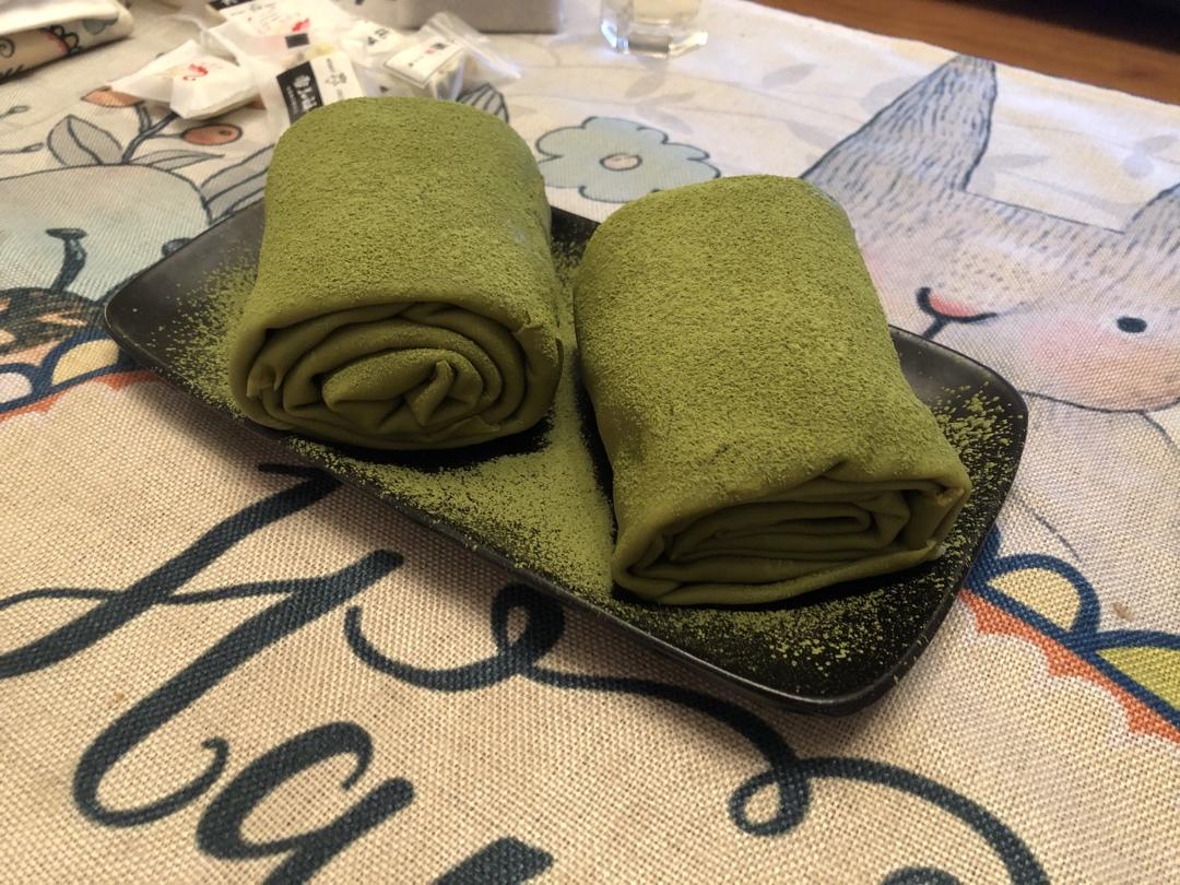 抹茶毛巾卷
