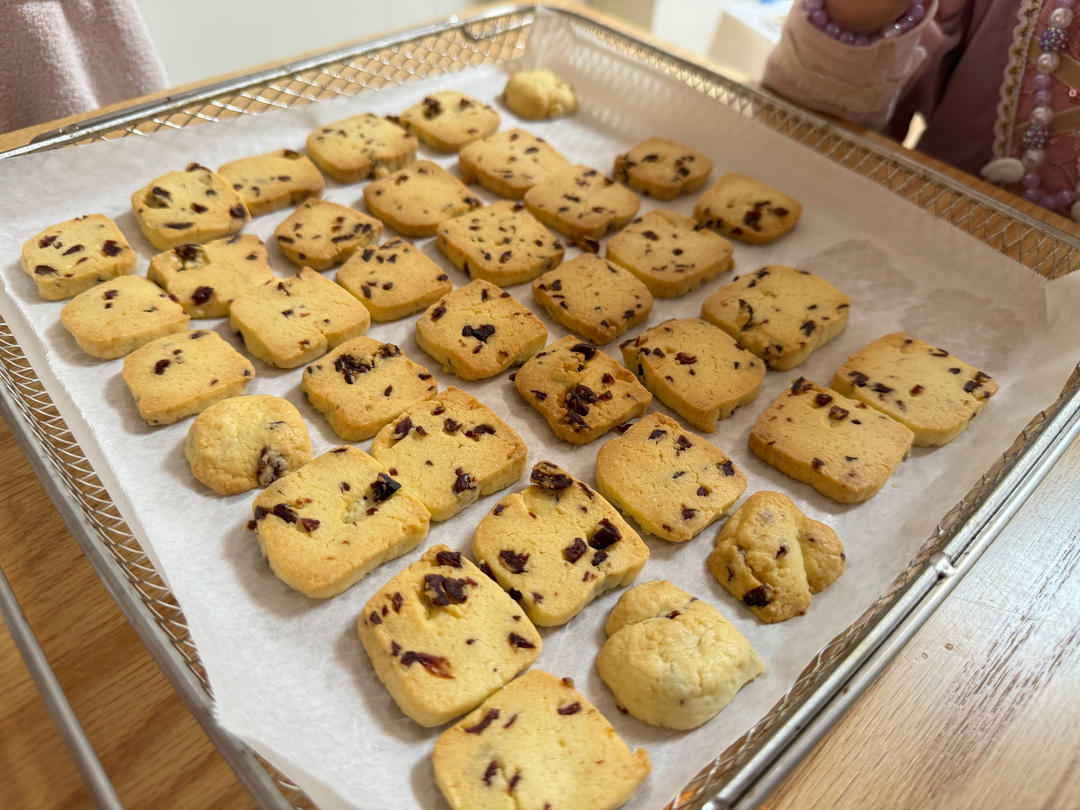 低糖少油版蔓越莓饼干