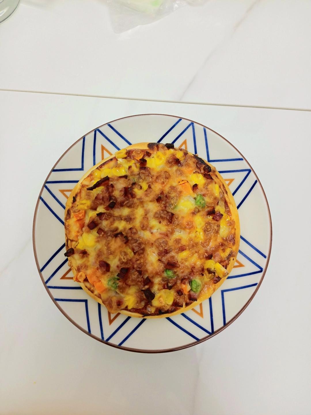 空气炸锅版pizza