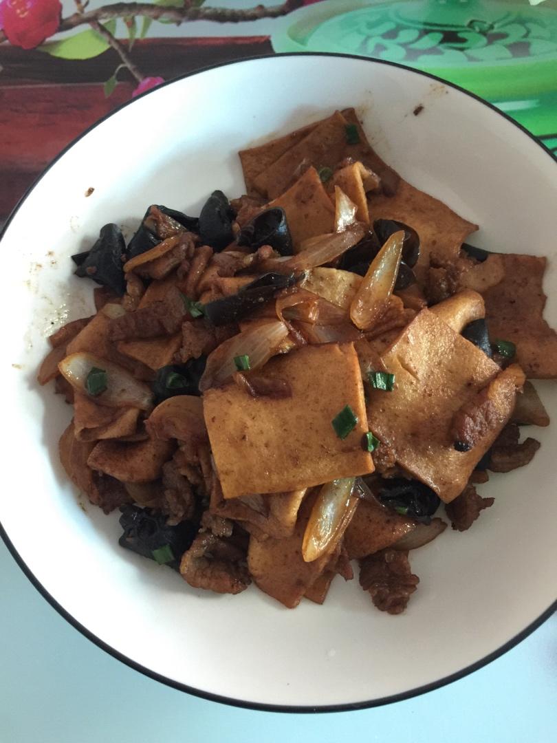 干锅千叶豆腐，千页豆腐