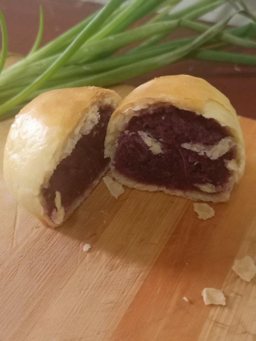 网红爆浆紫薯仙豆糕(低卡版)超长拉丝