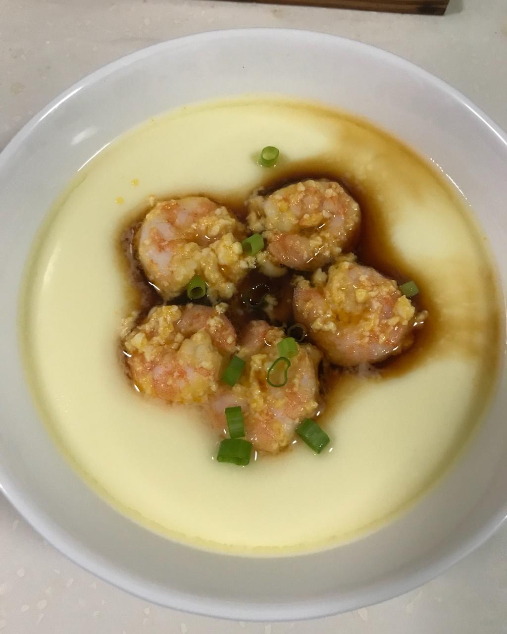 堂妈教你做虾仁蛋羹