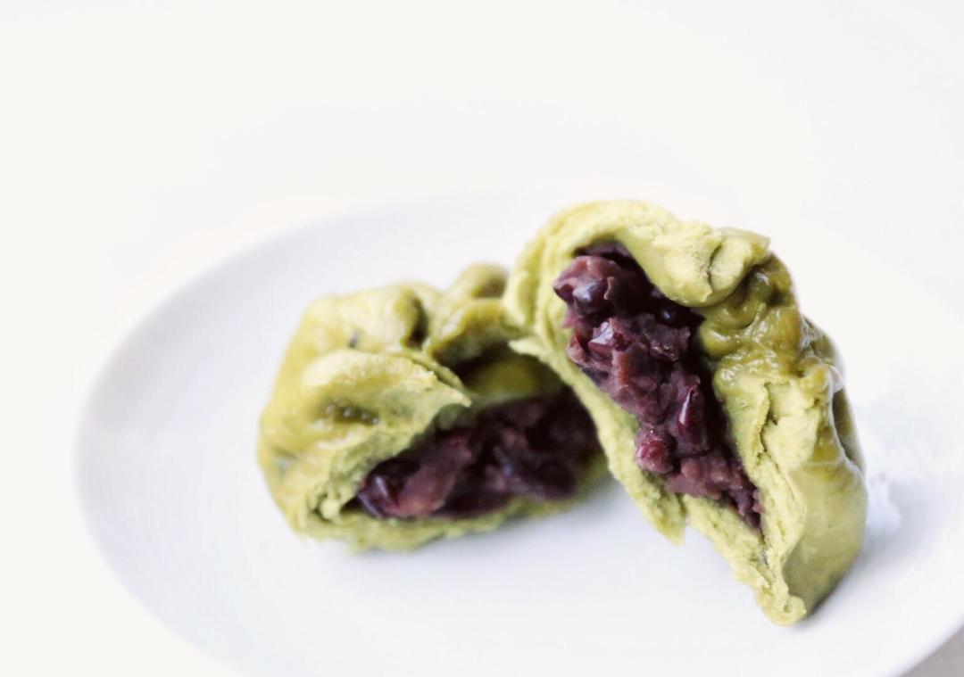 抹茶红豆包、