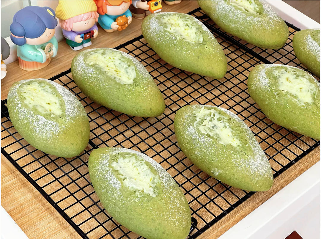 青柠乳酪面包🍋‍🟩口感清新酸甜｜超级适合夏天