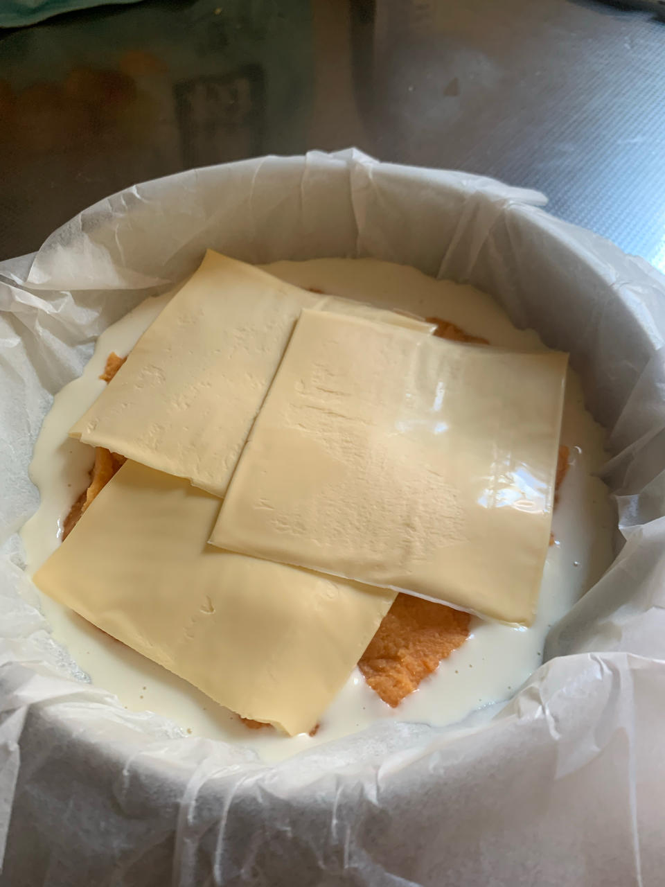 搅一搅就能做的脆皮爆浆芝士红薯年糕