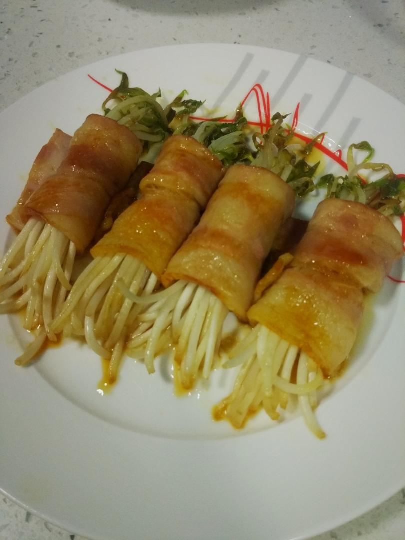 培根绿豆芽