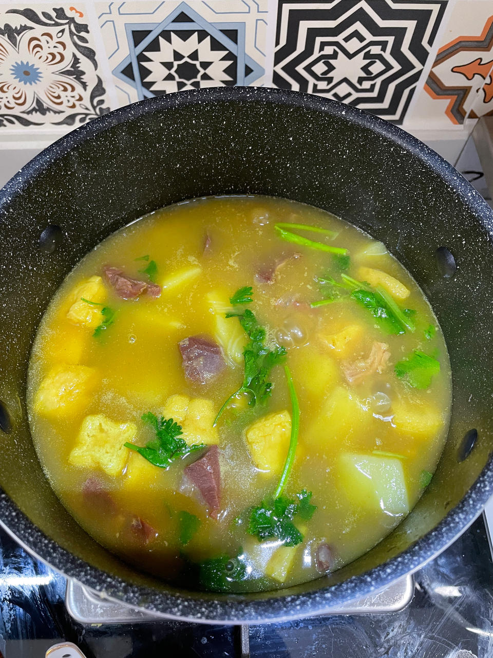 咖喱牛肉粉丝汤