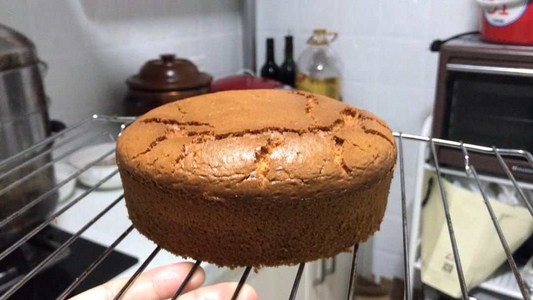 6寸原味戚风蛋糕