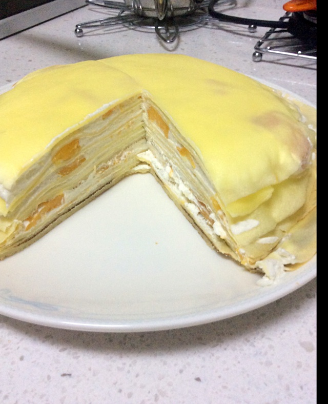 芒果千层蛋糕，100%成功告别煎皮无能