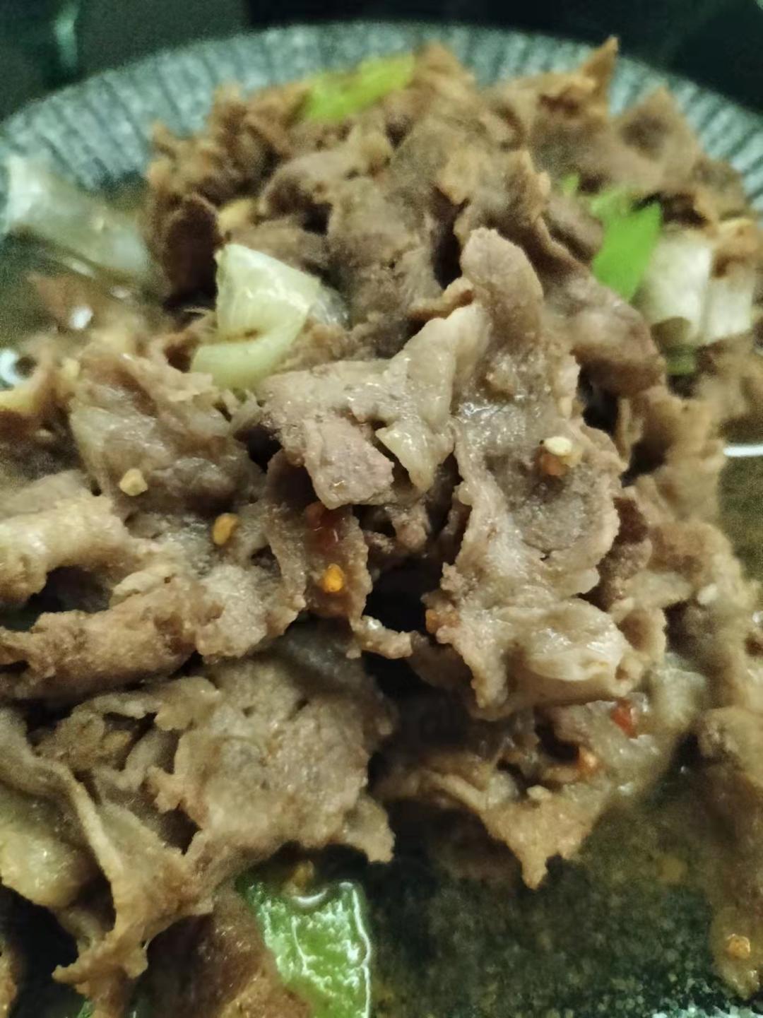 葱爆牛肉
