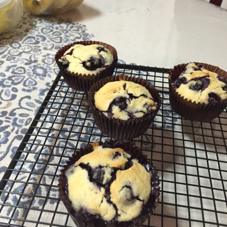 蓝莓玛芬蛋糕 Blueberry Muffin