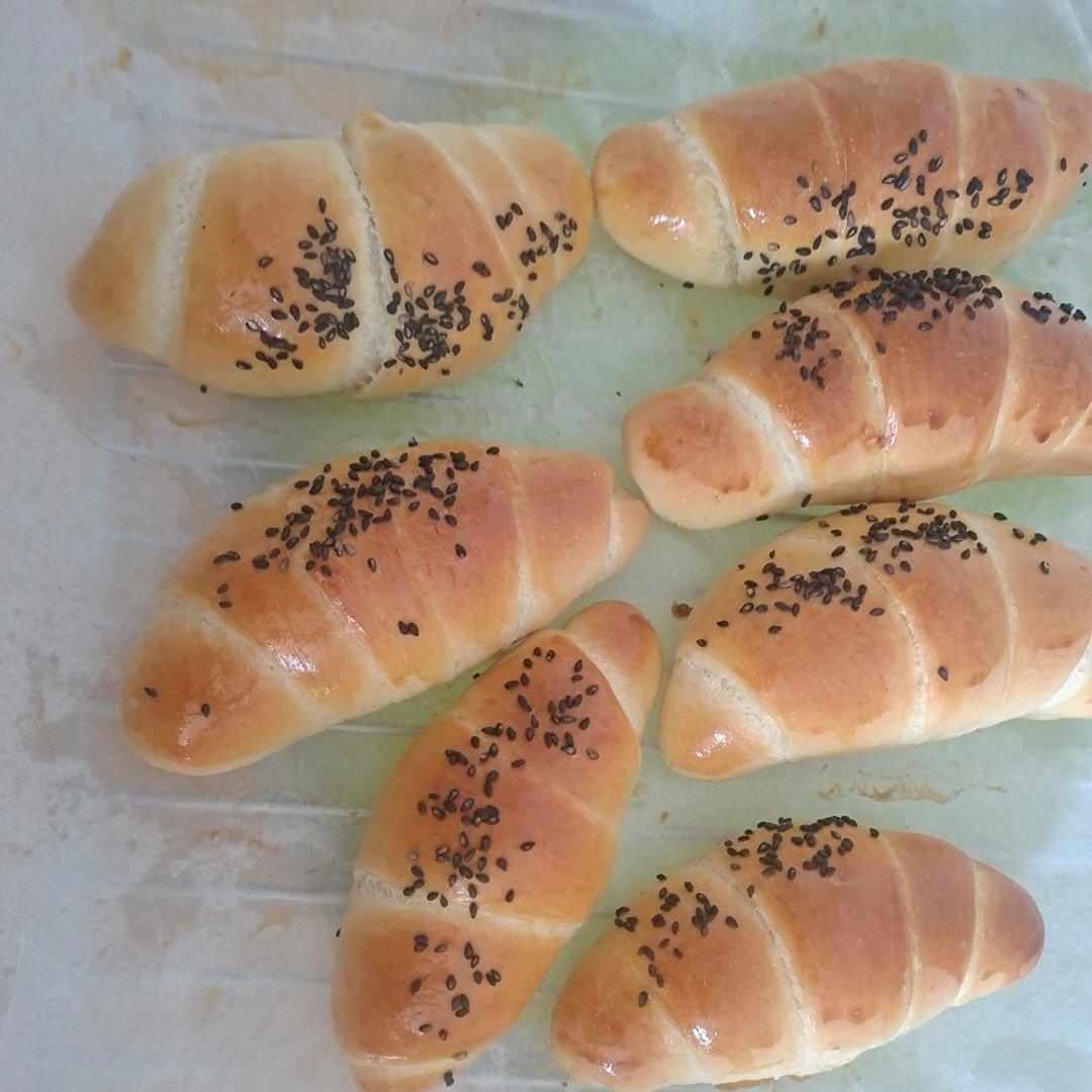 日式盐面包 日式盐可颂-（含整形小视频）