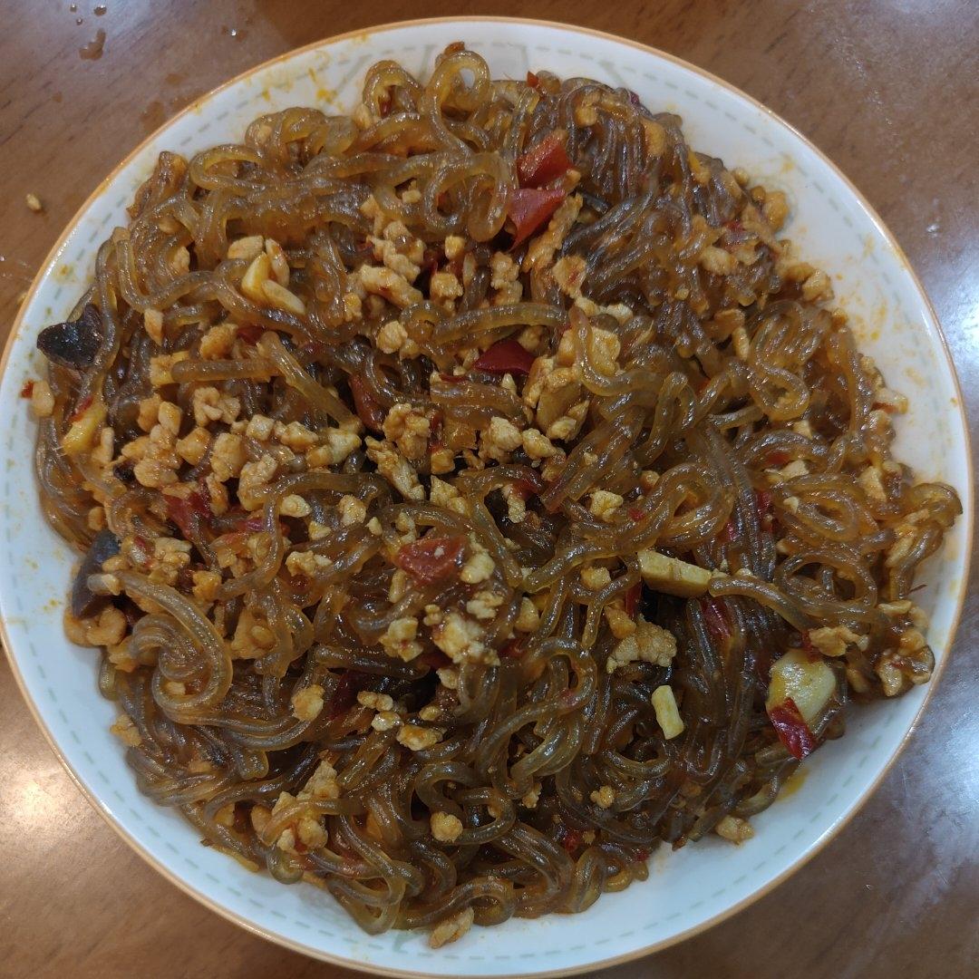 蚂蚁上树(肉末炒粉丝)超下饭‼️十分钟搞定