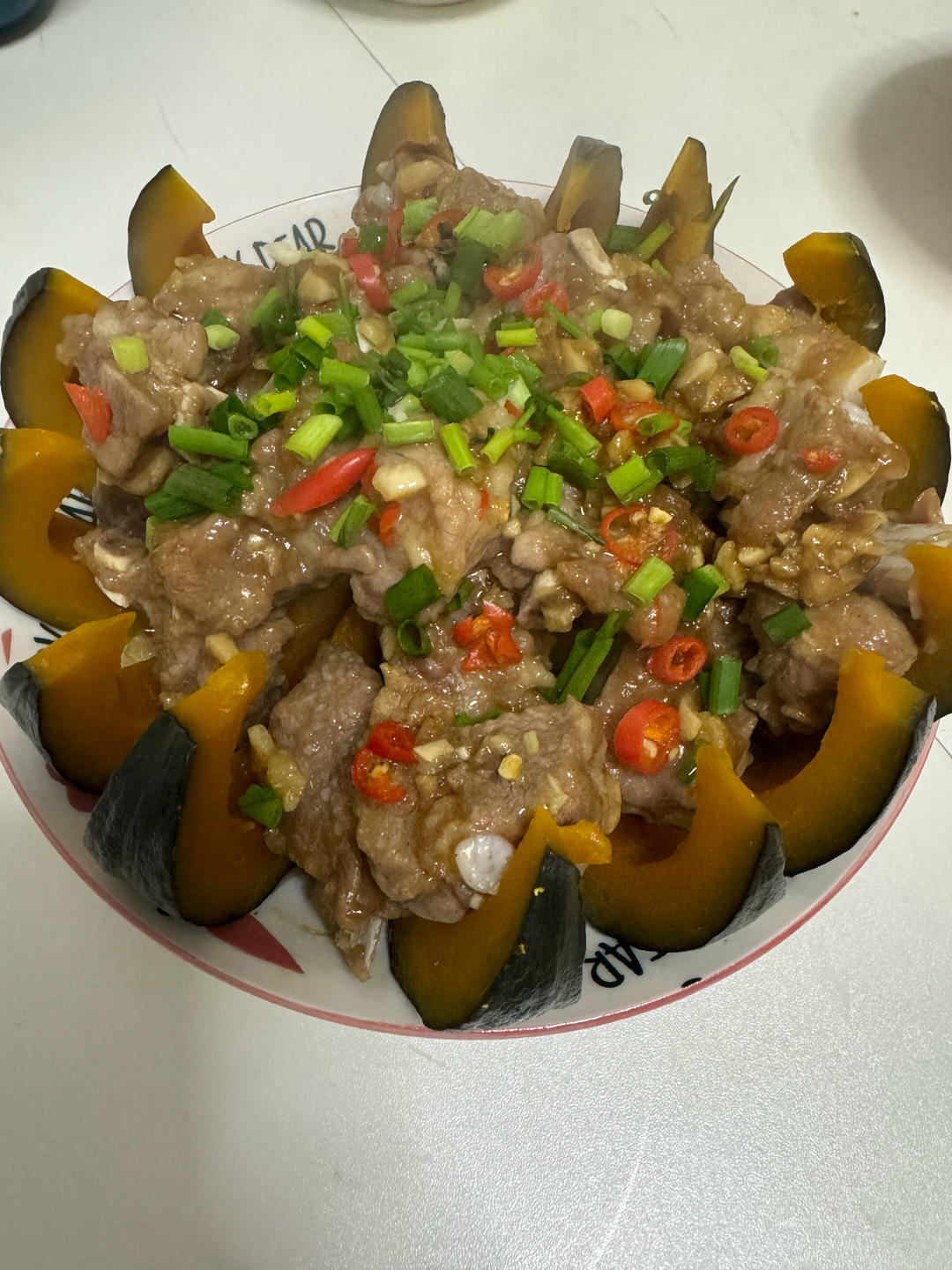 中式-贝贝南瓜蒸排骨
