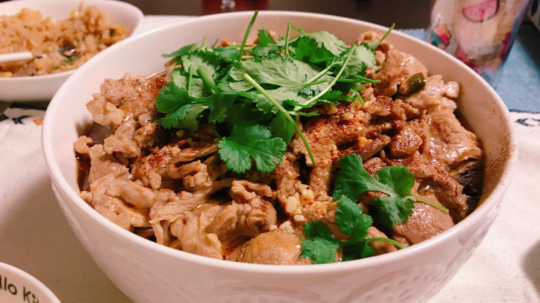 水煮肉片 Sichuan Boiled Spicy Pork