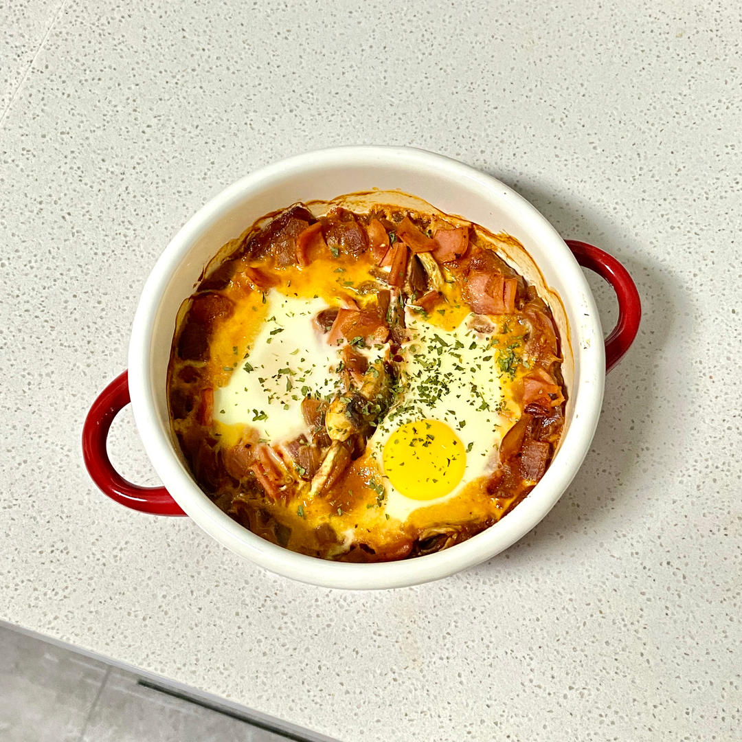 Brunch👍北非蛋佐法棍💥简单快手经典好吃