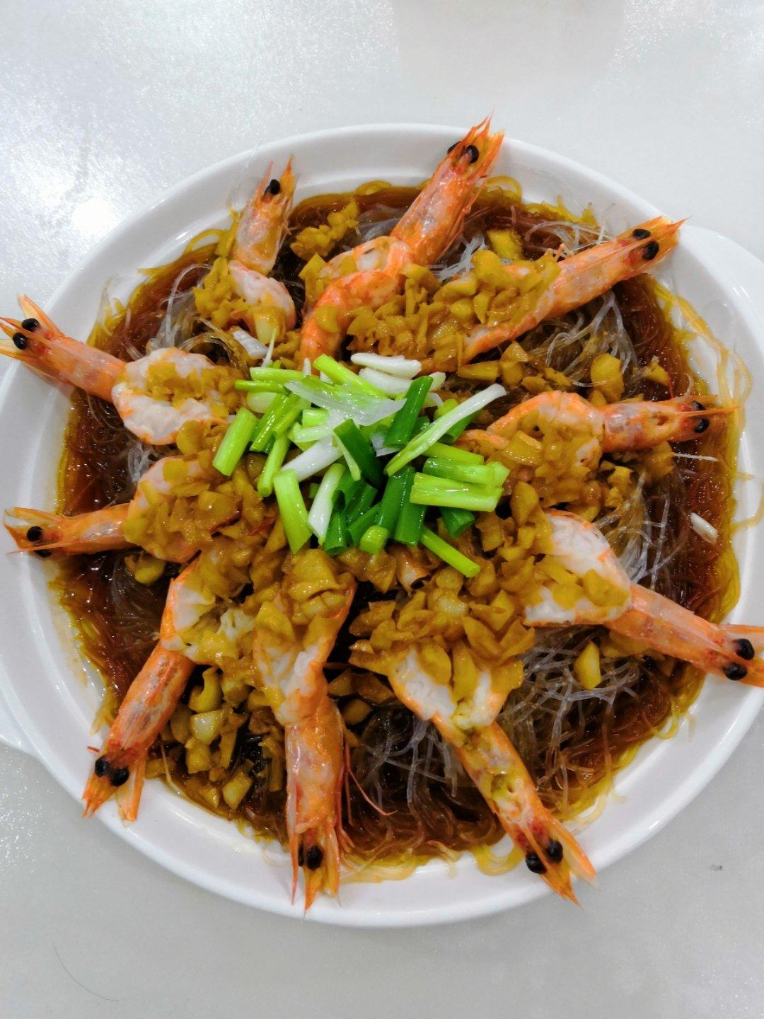蒜蓉粉丝蒸虾