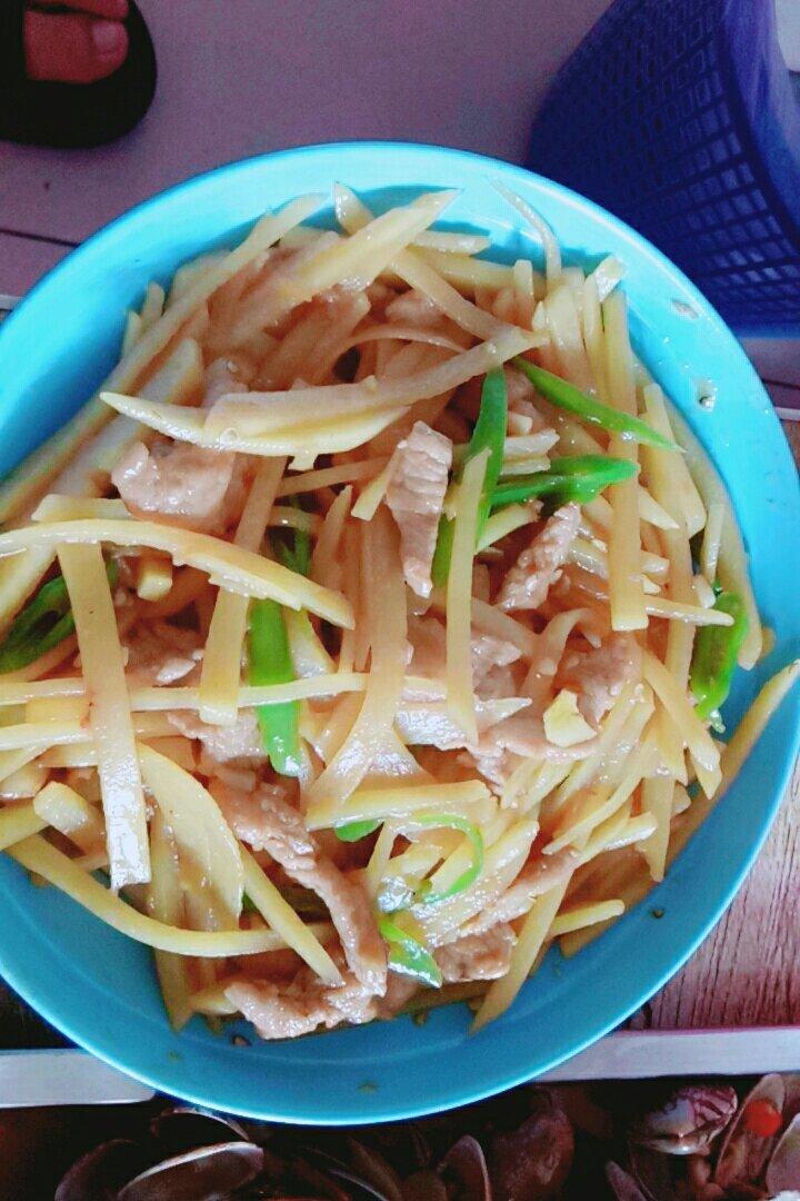 陈涛071做的土豆丝炒肉