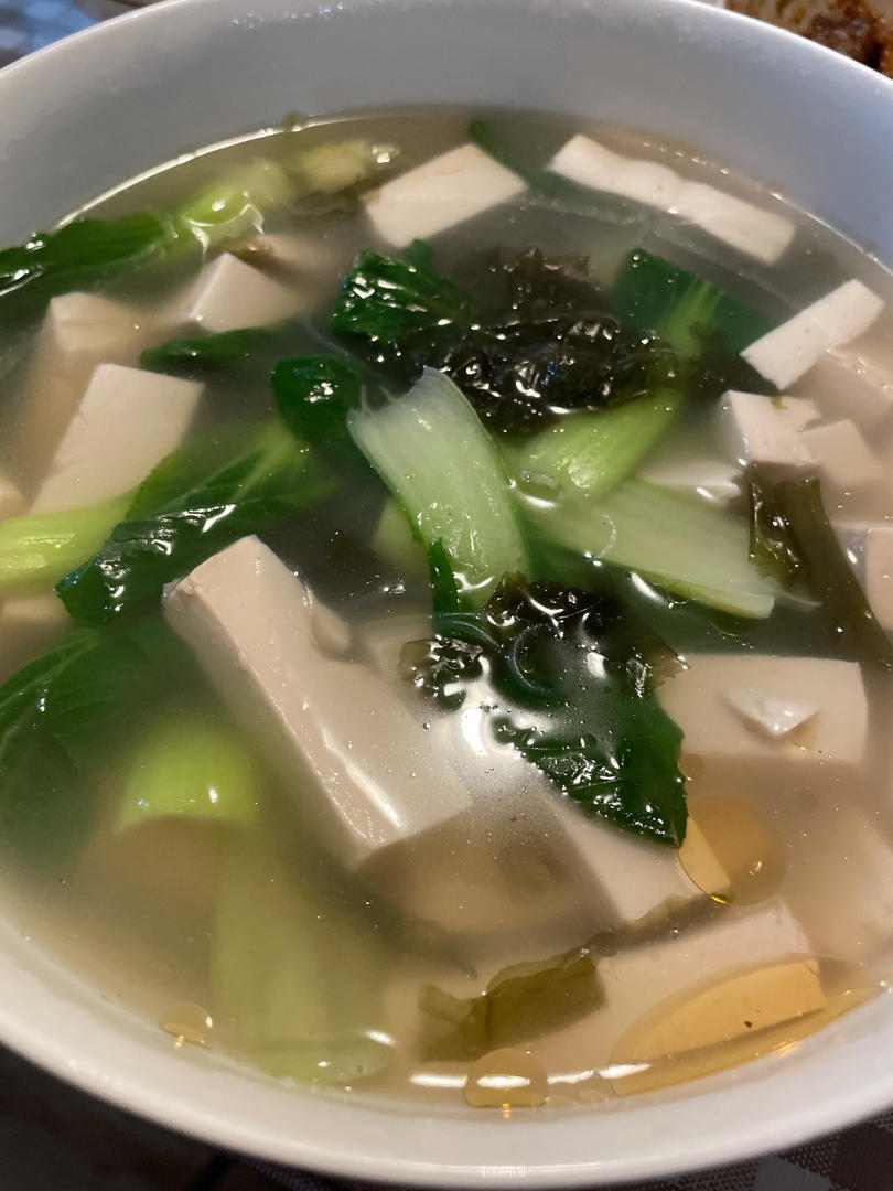 青菜豆腐汤