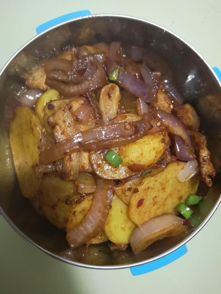 干锅土豆片