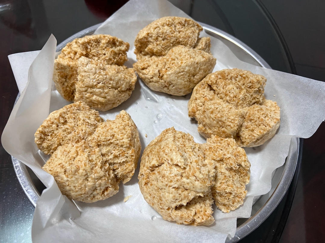 金味麦片馒头