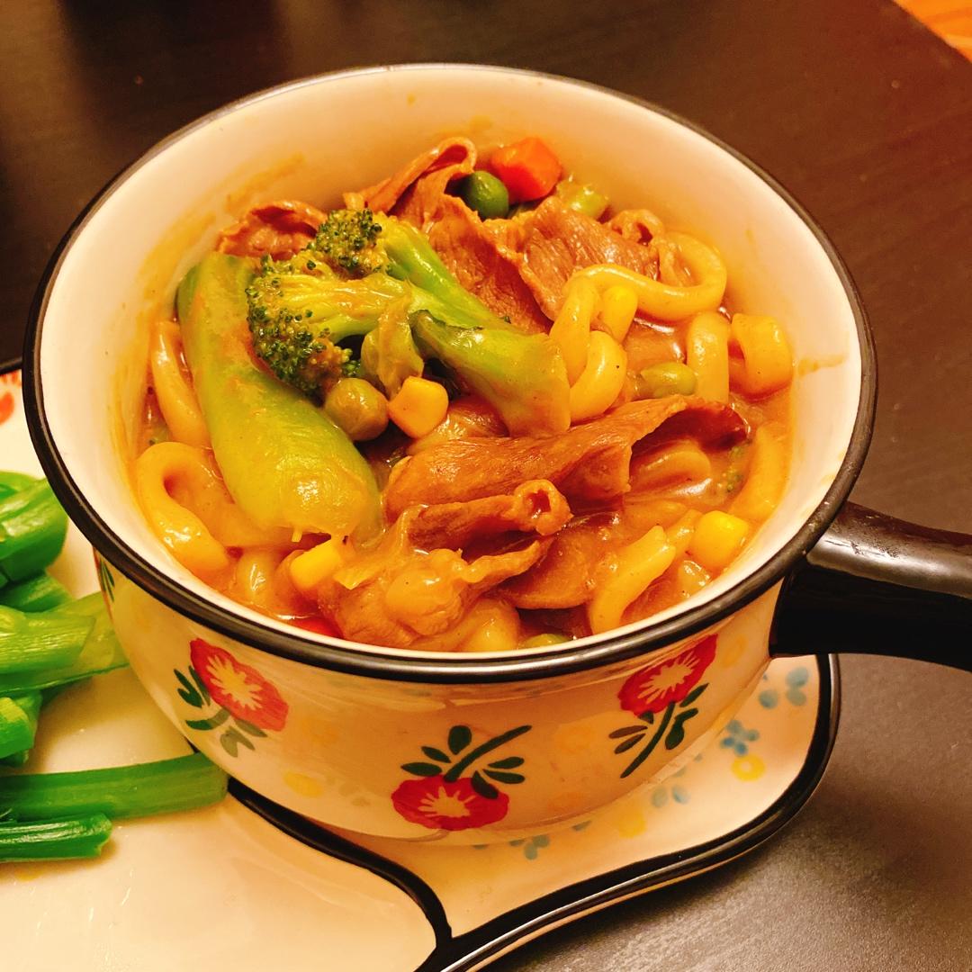 咖喱肥牛芝士锅