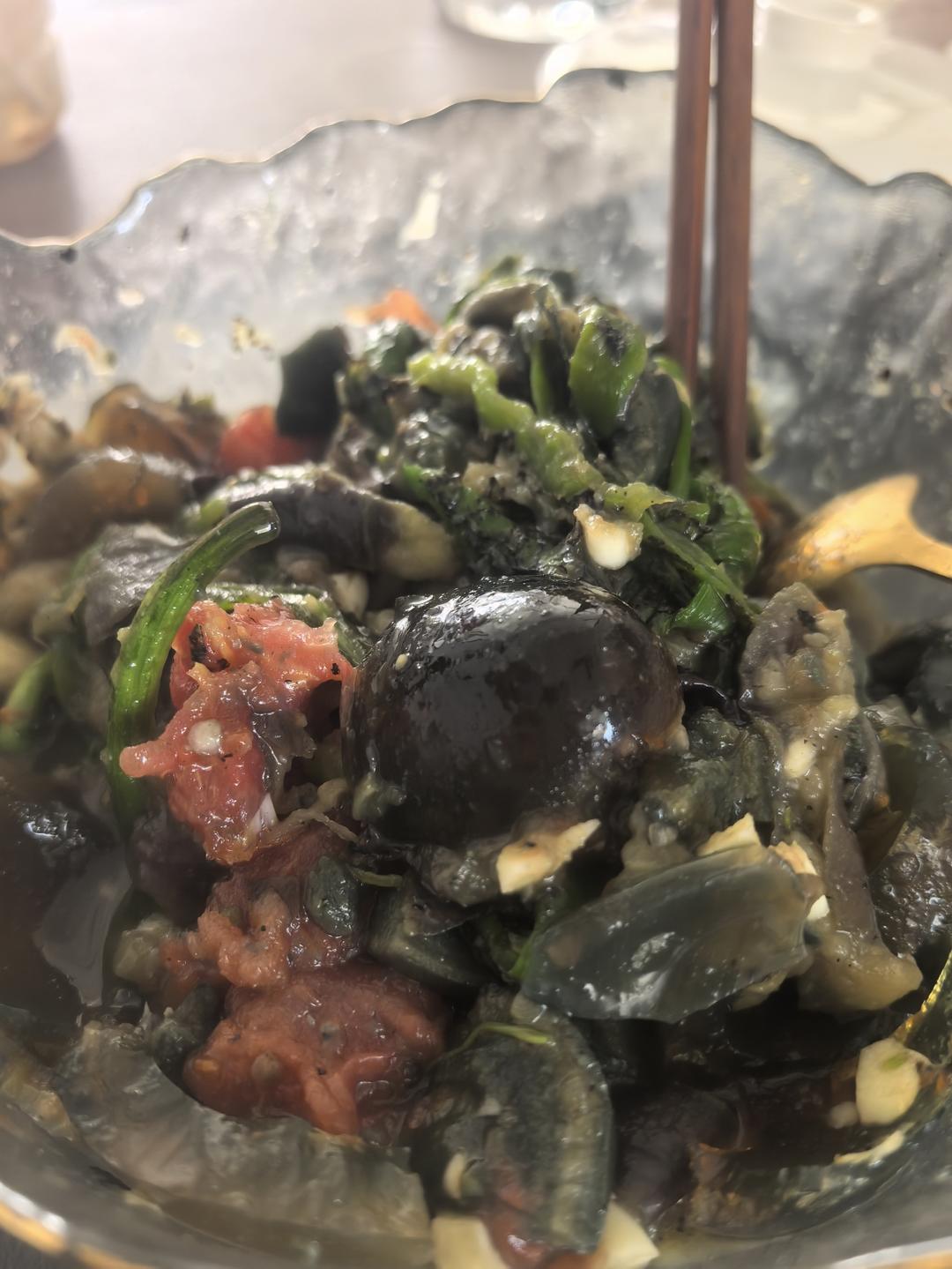 减脂美味烧辣椒皮蛋