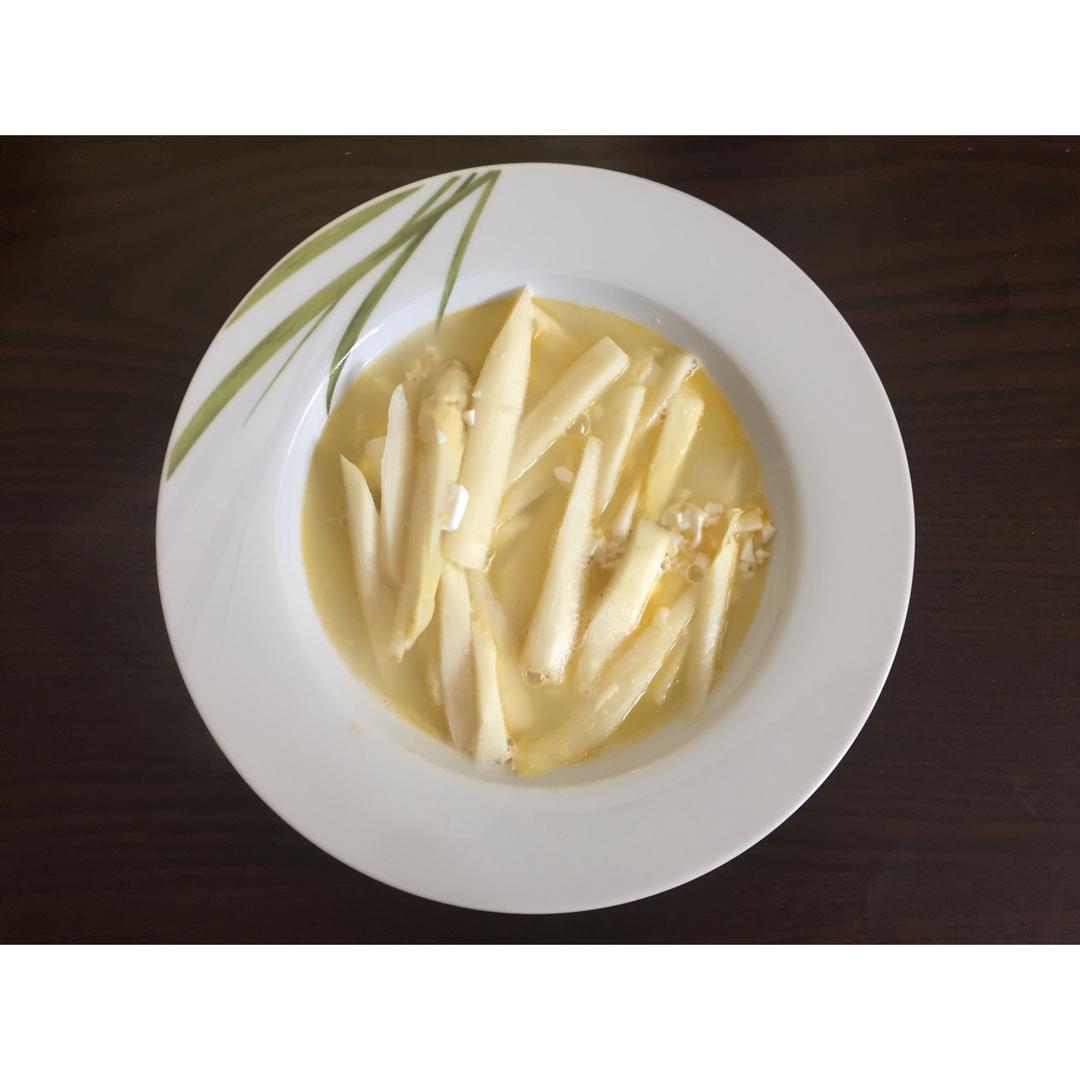 黄金上汤白芦笋