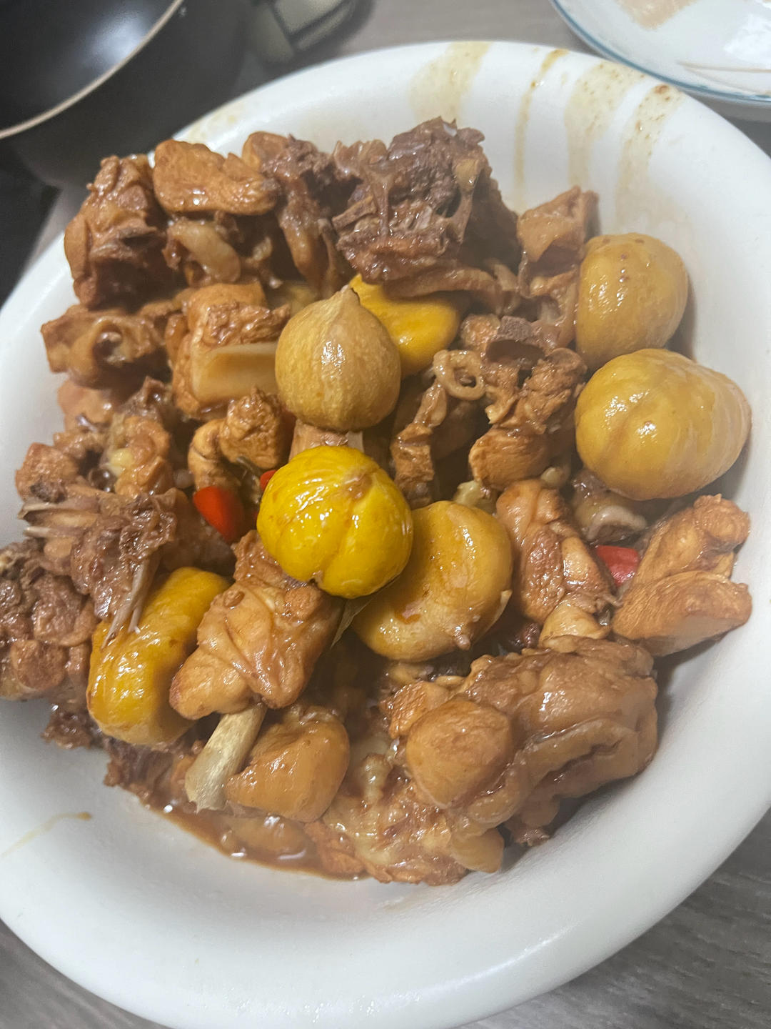 板栗鸡翅，孩子最爱吃