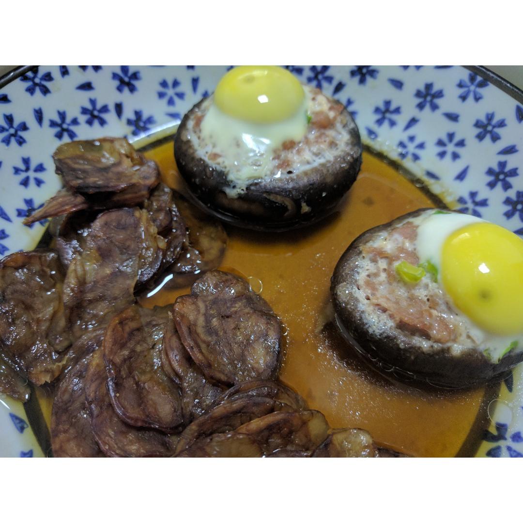 香菇肉末蒸鹌鹑蛋
