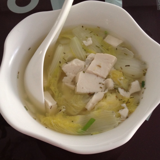 青菜豆腐汤