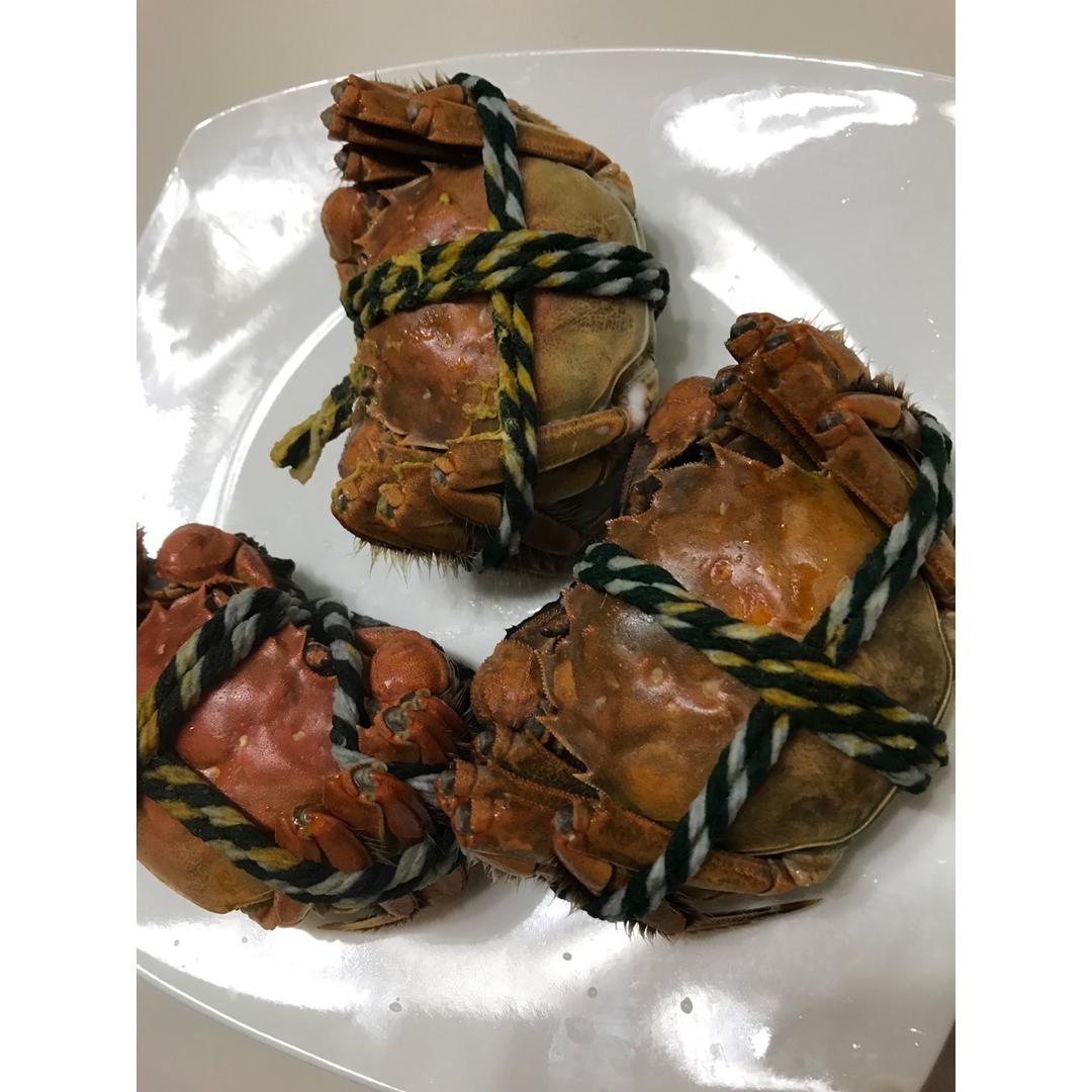 清蒸大闸蟹