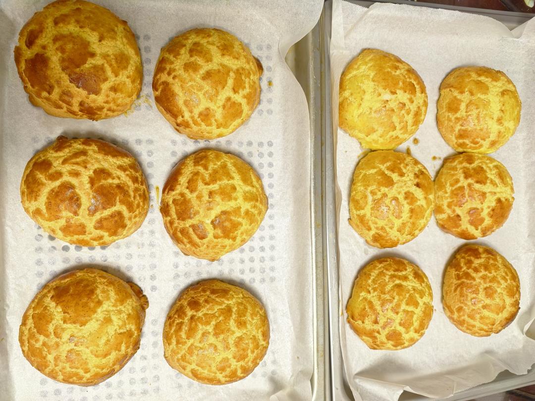 冷了依然酥香的菠萝包