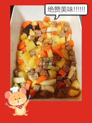 土豆胡萝卜炖牛肉—超级好吃下饭，快手高蛋白质的做法 步骤6