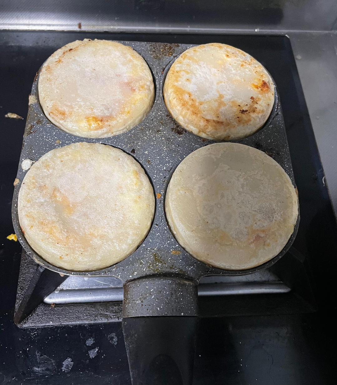 家庭鸡蛋汉堡
