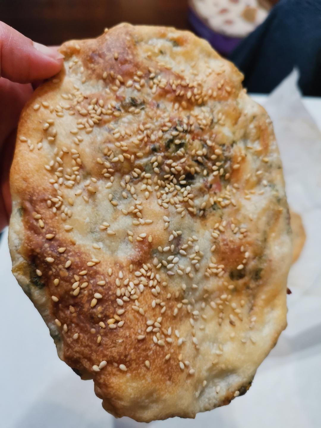 烤箱版鲜肉锅盔