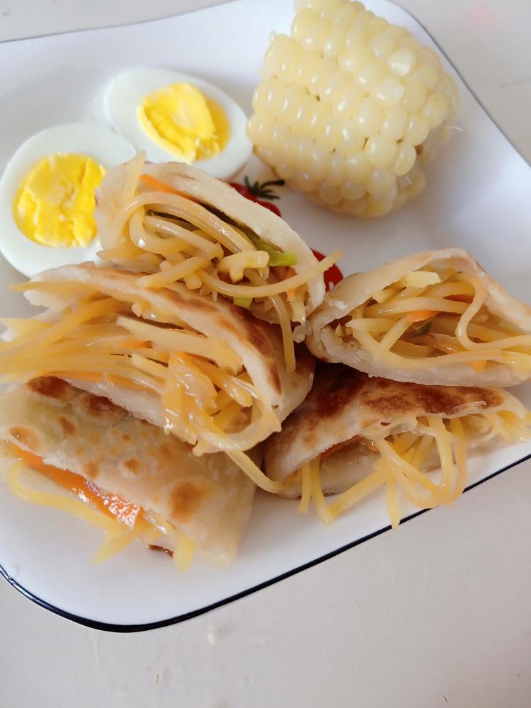 半烫面口袋饼的做法